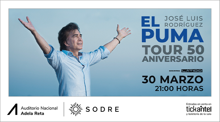 José Luis Rodríguez “El Puma” en Montevideo 2025