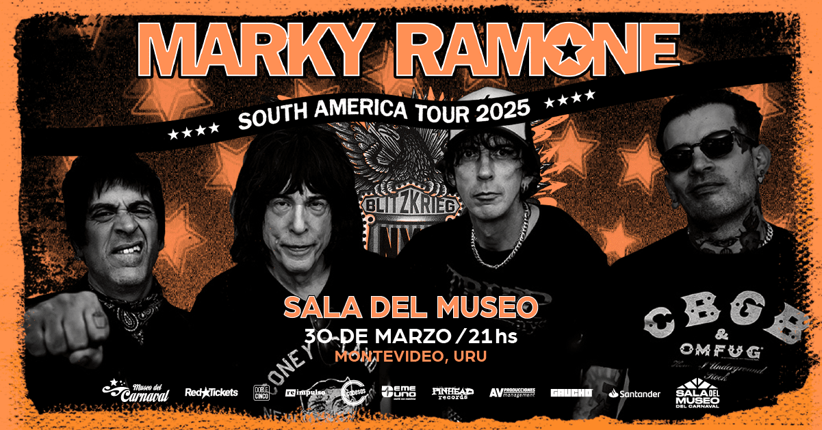 Marky Ramone en Montevideo 2025