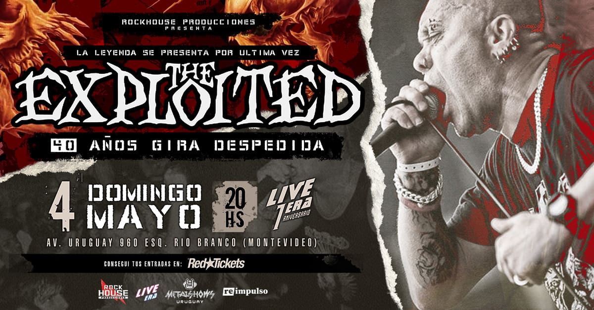 The Exploited en Montevideo 2025