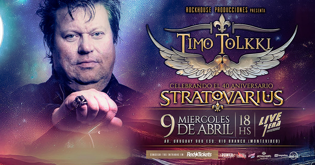 Timo Tolkki en Montevideo 2025